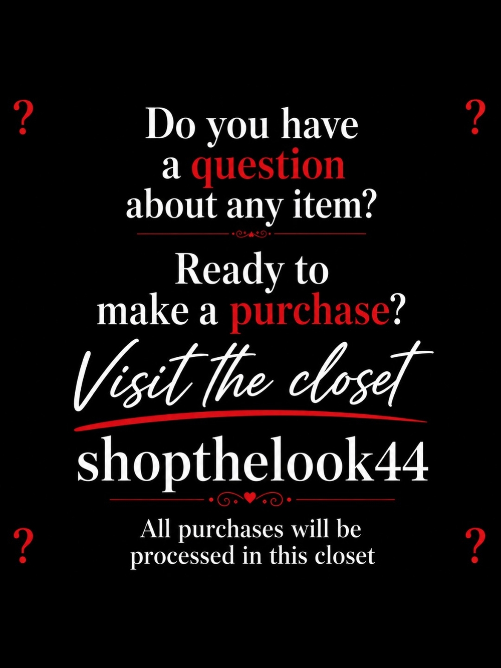 Visit the Closet Sign - Black and Red Promotional Poster